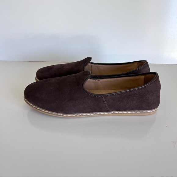 Charix Women’s Espresso Nubuck Slip-On Size 44 - Picture 5 of 7